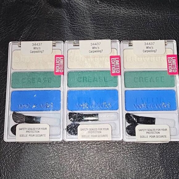 New Wet N Wild Limited Edition Eyeshadow Who's‎ Carpooling Lot of 3 - Picture 1 of 2